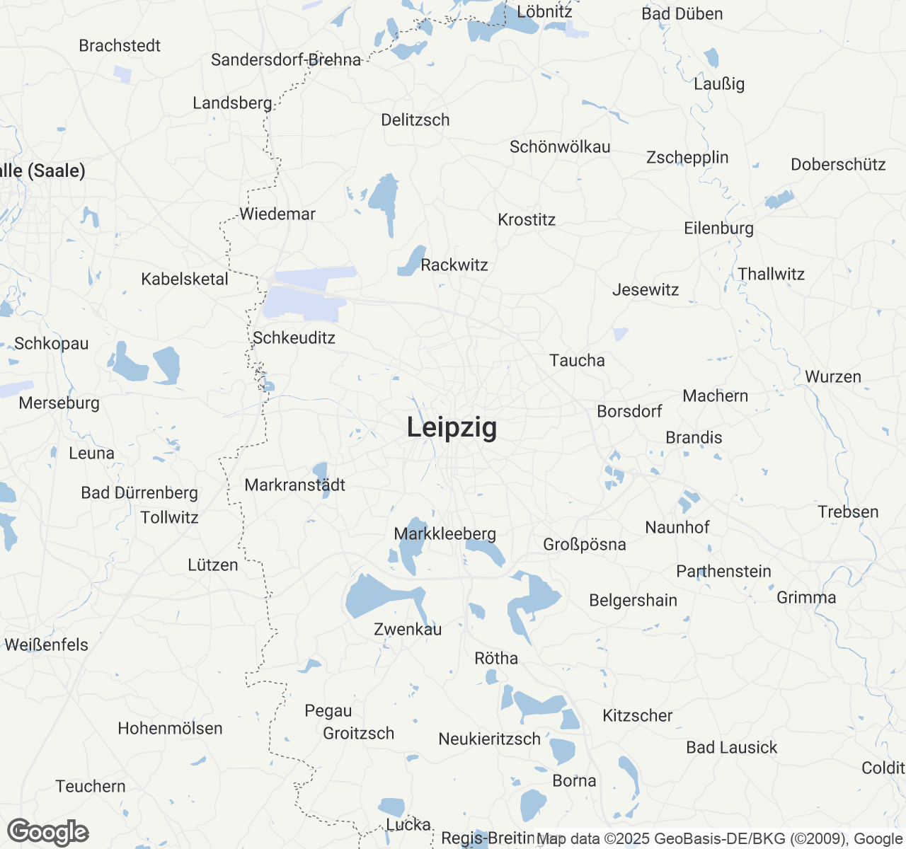 Map of Leipzig