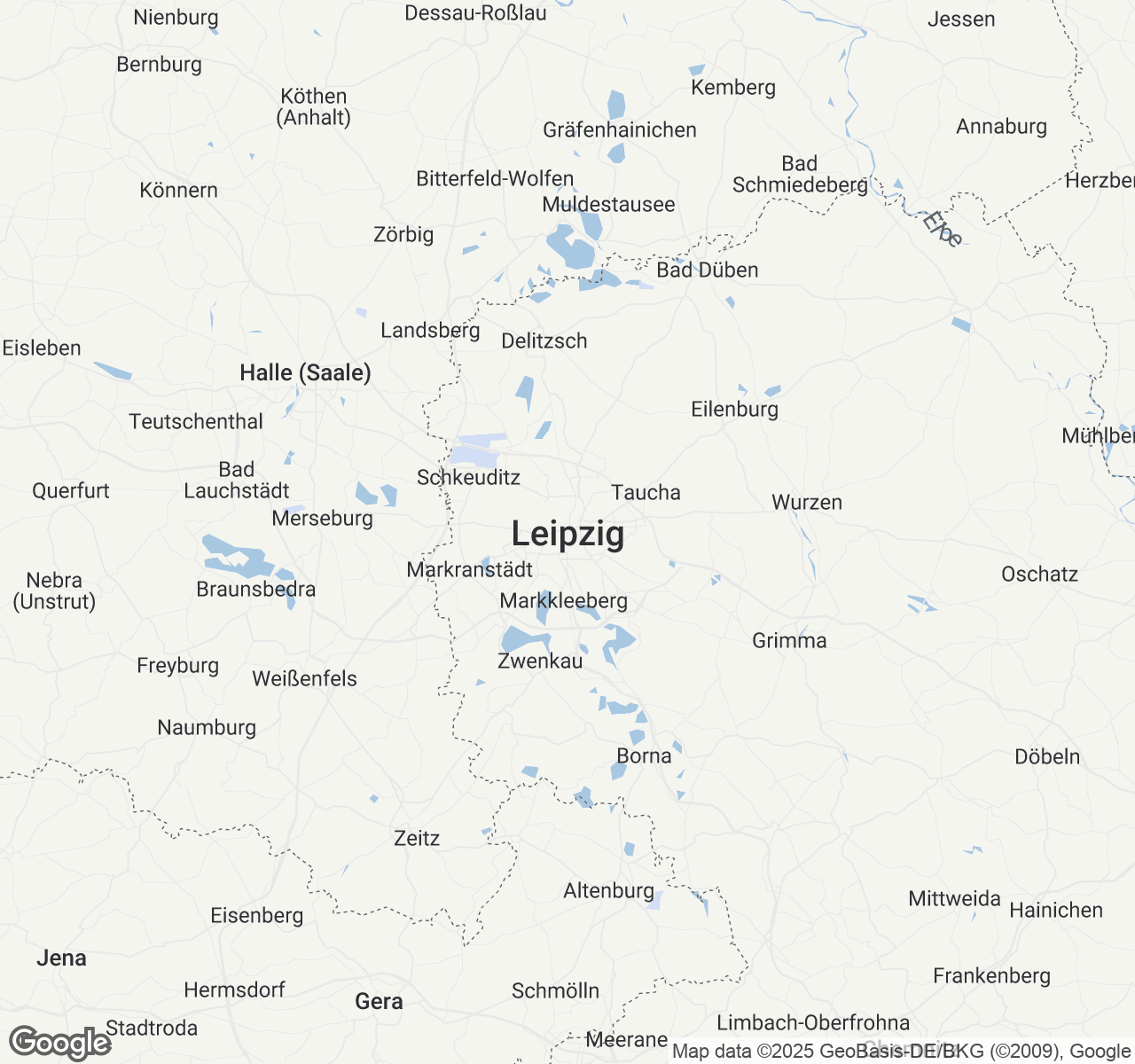 Map of Leipzig